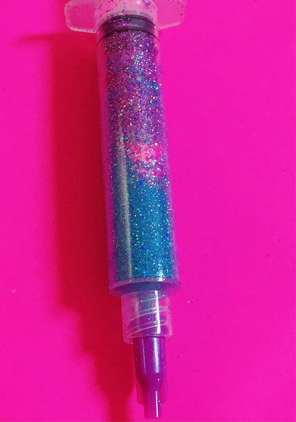Inked Doll Cosmetics - SAPPHIRE BERRY GlamDoll Glitter Syringe