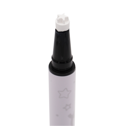 White Spectra Pen - Star Stamp Liner - Glisten Cosmetics