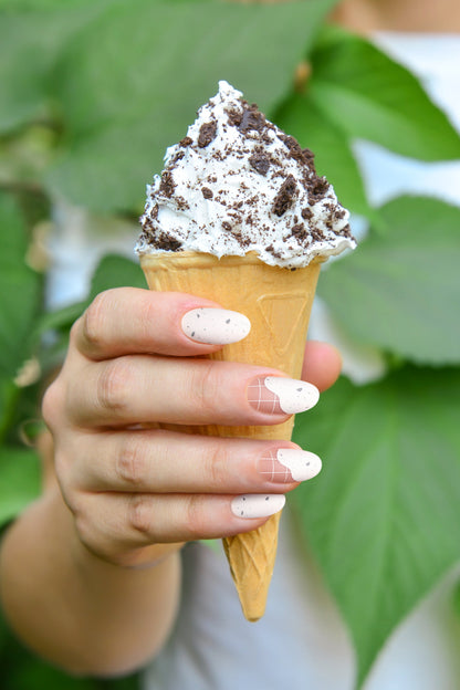 Bonmuz - Sundaes and Cones | Soft & Durable Press-On Nails