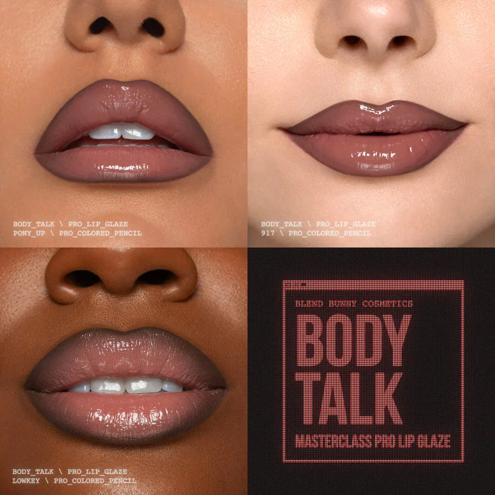 Body Talk Lip Glaze - Blend Bunny Cosmetics