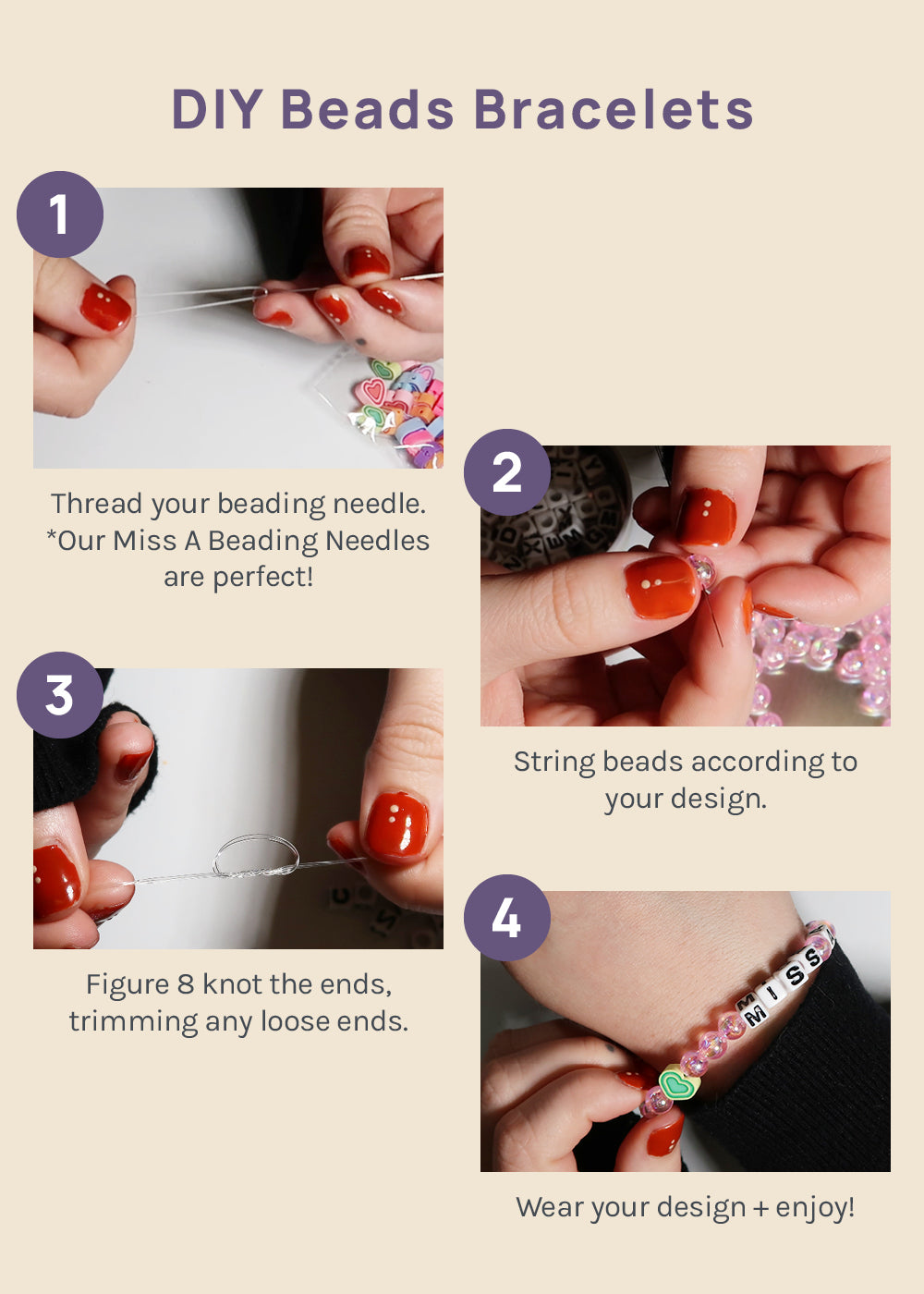DIY Jewelry Making- Miss A Clear Elastic String
