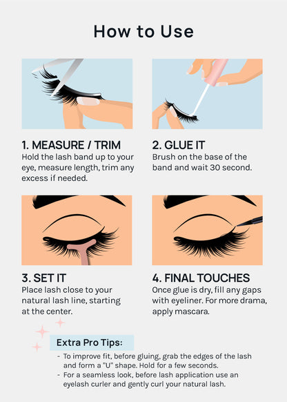 D-LUX Curl Premium Faux Mink Lashes - Hedy