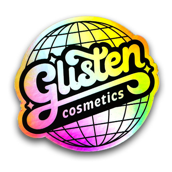 Glisten Logo Sticker Bundle - Holographic - Glisten Cosmetics
