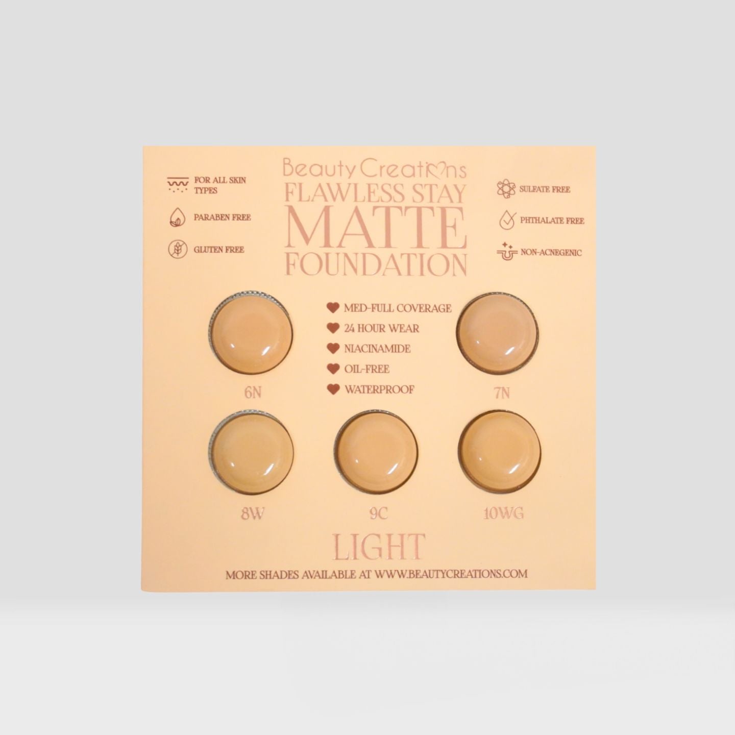 Flawless Stay Matte Foundation Group Samples
