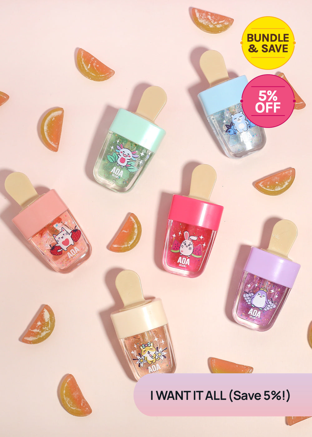 AOA x Miss A Friends Glitter Lip Gloss
