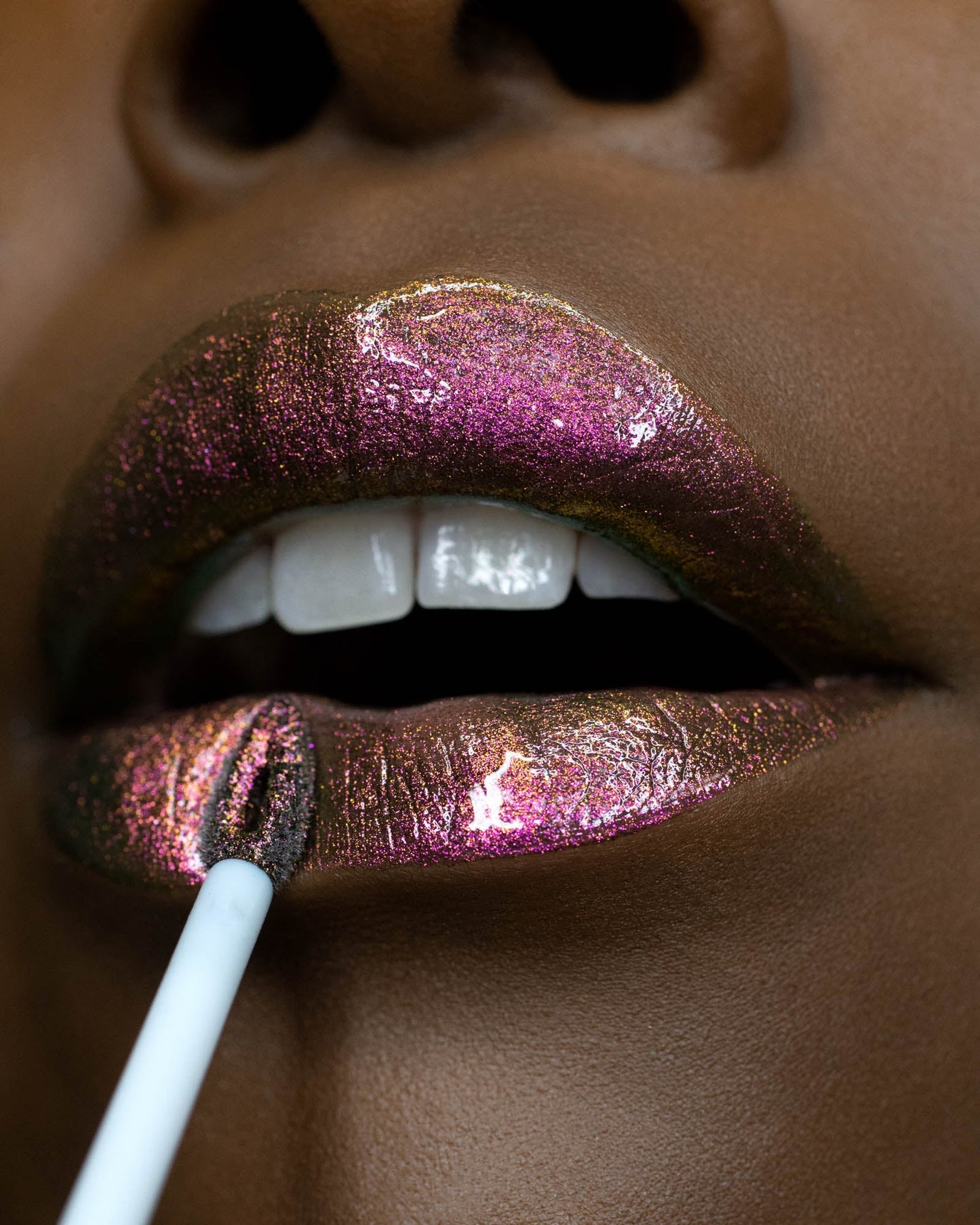 Maia Chroma Gloss (Purple/Gold) - Multichrome Lip Gloss - Glisten Cosmetics