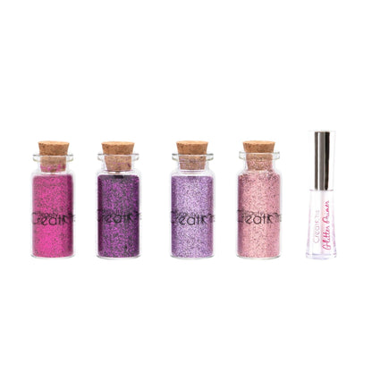 Purple Haze Glitter Set(16, 17, 15, 2 & Glitter Primer)
