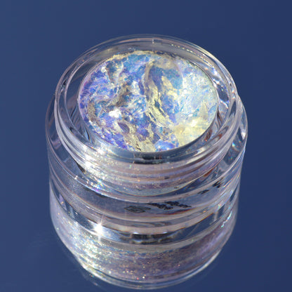 Stardust Chroma Flakes (Gold/Blue White) - Duochrome Pigment - Glisten Cosmetics