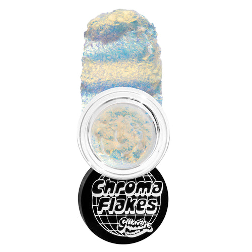 Stardust Chroma Flakes (Gold/Blue White) - Duochrome Pigment - Glisten Cosmetics